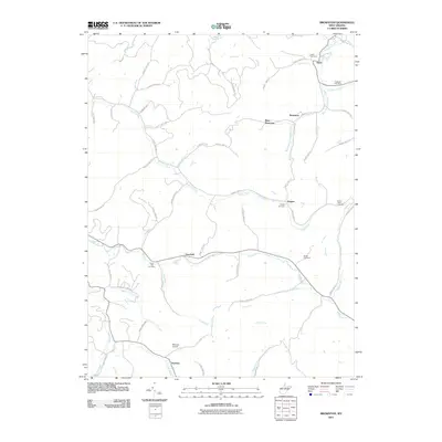 2011 Map of Brownton, 2011 Print