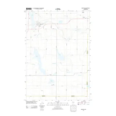 2013 Map of Brownton, 2013 Print