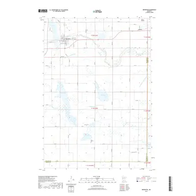 2019 Map of Brownton, 2019 Print