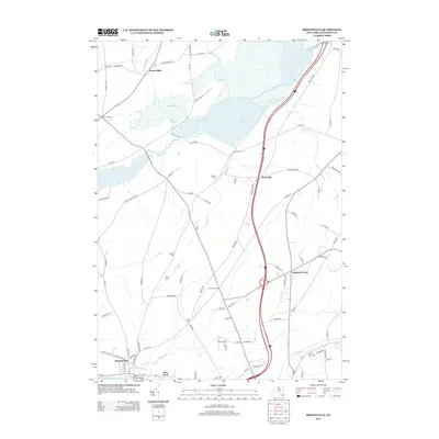 2013 Map of Brownville, 2013 Print