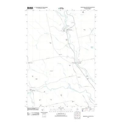 2011 Map of Brownville Junction, 2011 Print