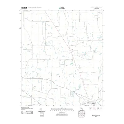 2011 Map of Broxton North, 2011 Print