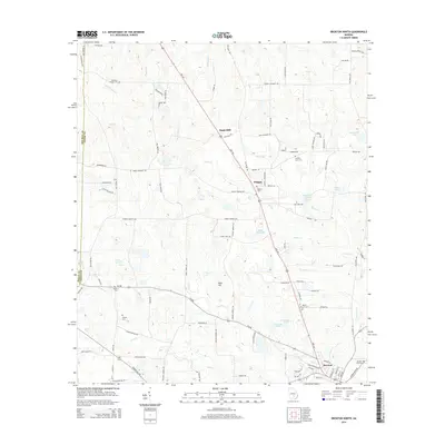 2014 Map of Broxton North, 2014 Print