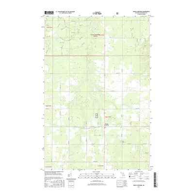 2017 Map of Bruce Crossing, 2017 Print