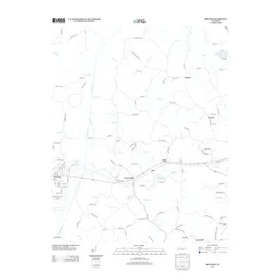 2013 Map of Bruceton, 2013 Print