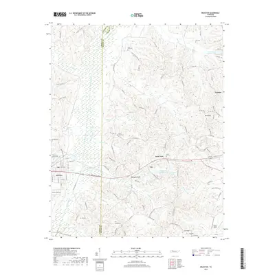2019 Map of Bruceton, 2019 Print