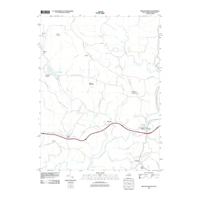 2011 Map of Bruceton Mills, 2011 Print