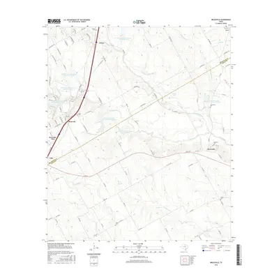 2016 Map of Bruceville, 2016 Print