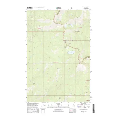 2017 Map of Bruin Hill, 2017 Print