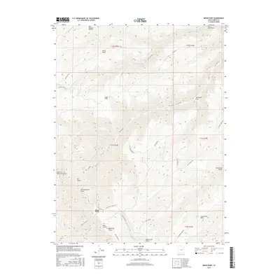 2017 Map of Bruin Point, 2017 Print
