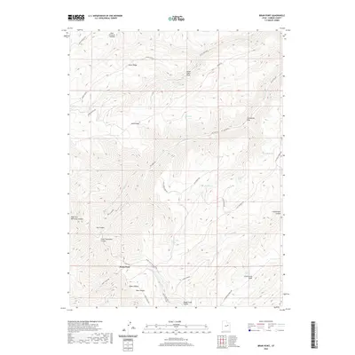 2020 Map of Bruin Point, 2020 Print