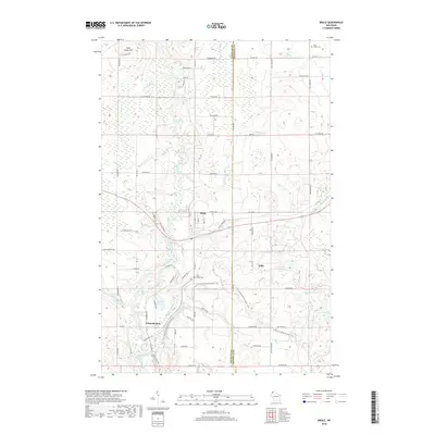 2018 Map of Brule, 2018 Print