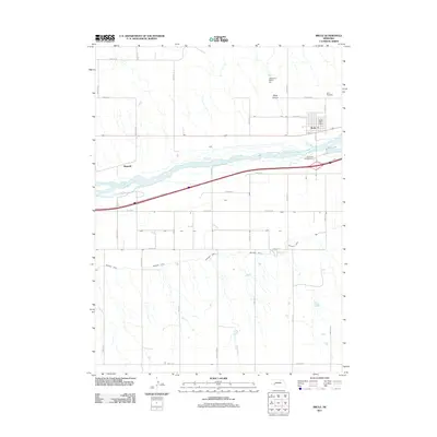 2011 Map of Brule, 2011 Print