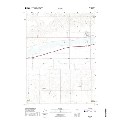 2017 Map of Brule, 2017 Print