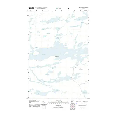 2011 Map of Brule Lake, 2011 Print