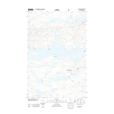 2013 Map of Brule Lake, 2013 Print