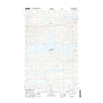 2016 Map of Brule Lake, 2016 Print