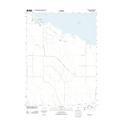 2012 Map of Brule NE, 2012 Print