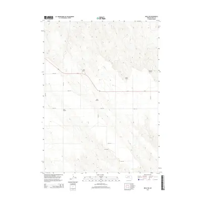 2014 Map of Brule NW, 2014 Print