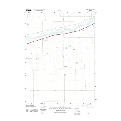 2011 Map of Brule SE, 2011 Print