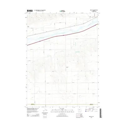 2014 Map of Brule SE, 2014 Print