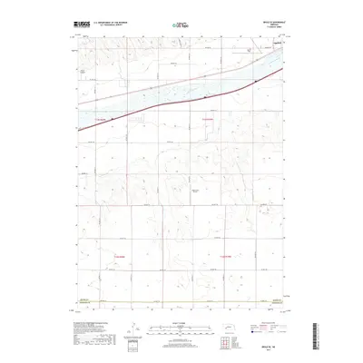 2017 Map of Brule SE, 2017 Print