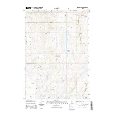 2013 Map of Brundage Mountain, 2013 Print