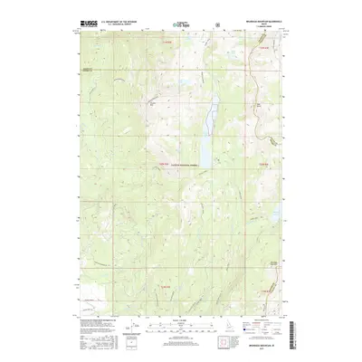 2017 Map of Brundage Mountain, 2017 Print