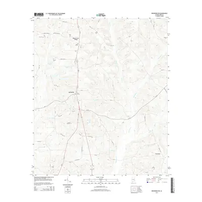 2014 Map of Brundidge NW, 2014 Print