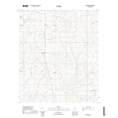 2018 Map of Brundidge NW, 2018 Print