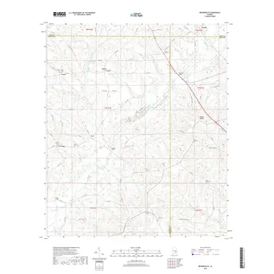 2018 Map of Brundidge SE, 2018 Print