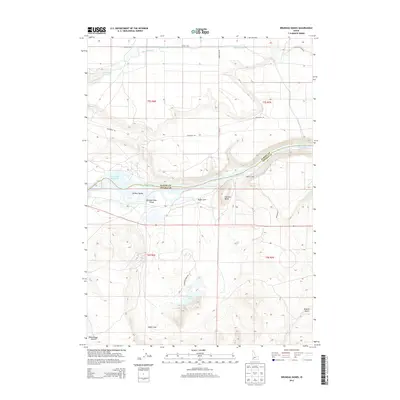 2013 Map of Bruneau Dunes, 2013 Print