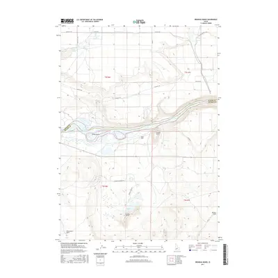 2017 Map of Bruneau Dunes, 2017 Print