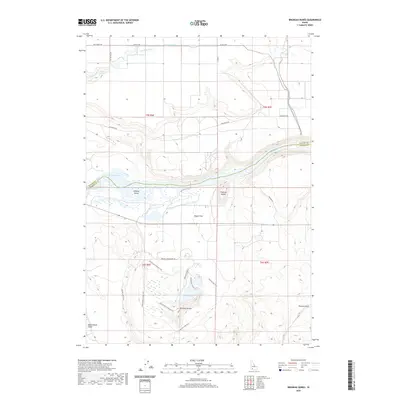 2020 Map of Bruneau Dunes, 2020 Print
