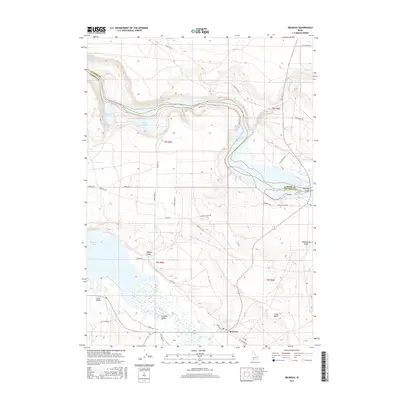 2017 Map of Bruneau, 2017 Print