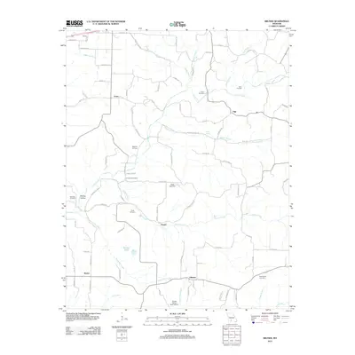 2012 Map of Bruner, 2012 Print