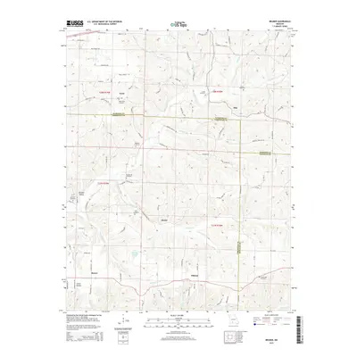 2015 Map of Bruner, 2015 Print