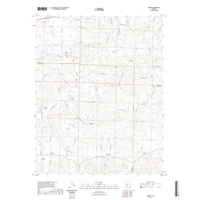 2021 Map of Bruner, 2021 Print