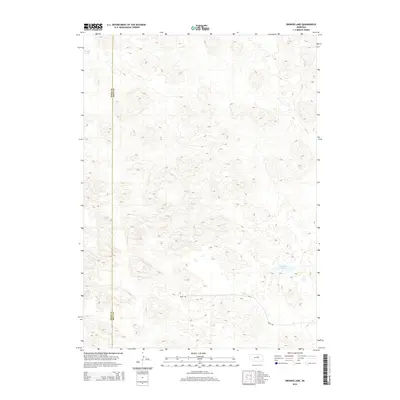 2014 Map of Bruner Lake, 2014 Print
