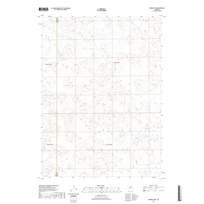 2017 Map of Bruner Lake, 2017 Print