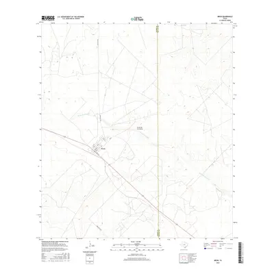 2016 Map of Bruni, 2016 Print