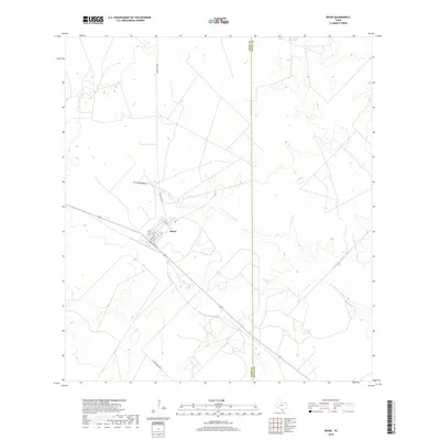 2019 Map of Bruni, 2019 Print