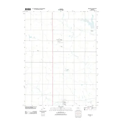 2011 Map of Bruning, 2011 Print