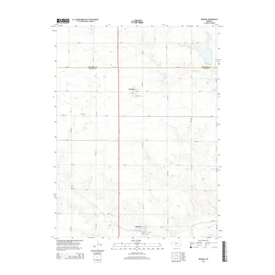 2014 Map of Bruning, 2014 Print