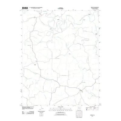 2011 Map of Bruno, 2011 Print