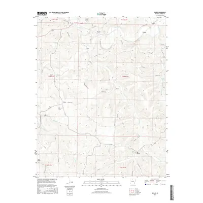 2017 Map of Bruno, 2017 Print