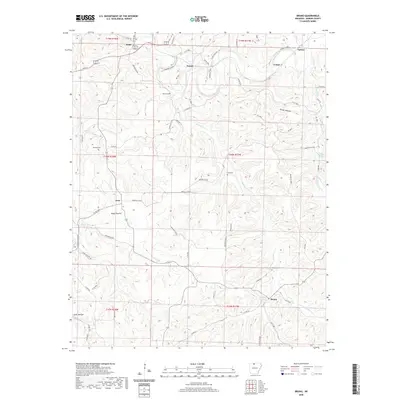 2020 Map of Bruno, 2020 Print