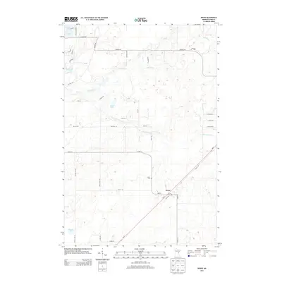 2013 Map of Bruno, 2013 Print