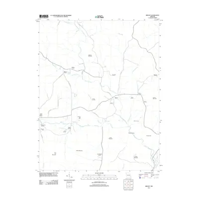 2011 Map of Brunot, 2011 Print