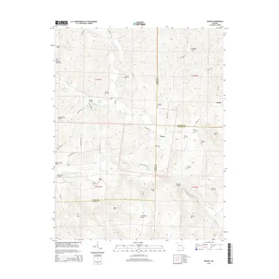 2015 Map of Brunot, 2015 Print